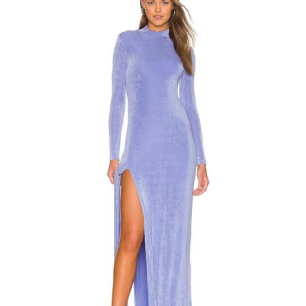 Atoir Long Sleeve Lavender Dress